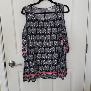 Cold Shoulder Elephant Top